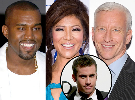 John Palermo, Kanye West, Julie Chen, Anderson Cooper John Palermo, Kanye West, Julie Chen, Anderson Cooper